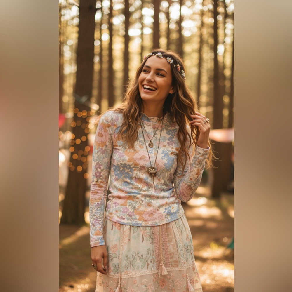 Floral Long Sleeve Top